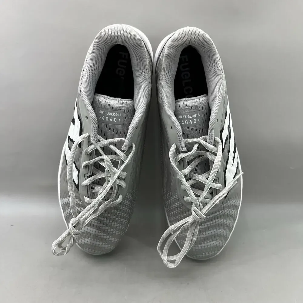 New Balance FuelCell 4040 V7 Metal Baseball Cleats Men's 8 D Gray Comfort Shoes